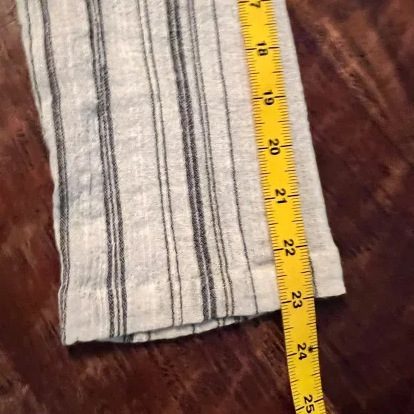 Billabong Grey Stripe Tunic/Coverup M - Picture 5 of 13